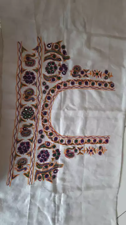 Kutchi hand work blouse piece  uploaded by Ajay Handicraft on 7/7/2022