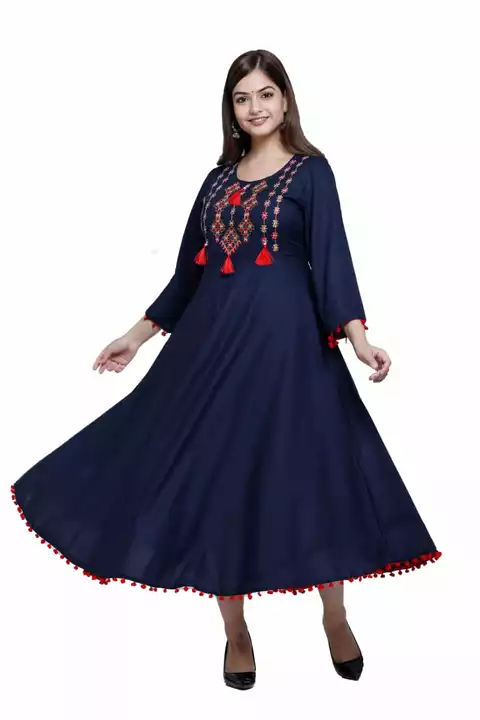 Star embroidery gown uploaded by business on 7/7/2022