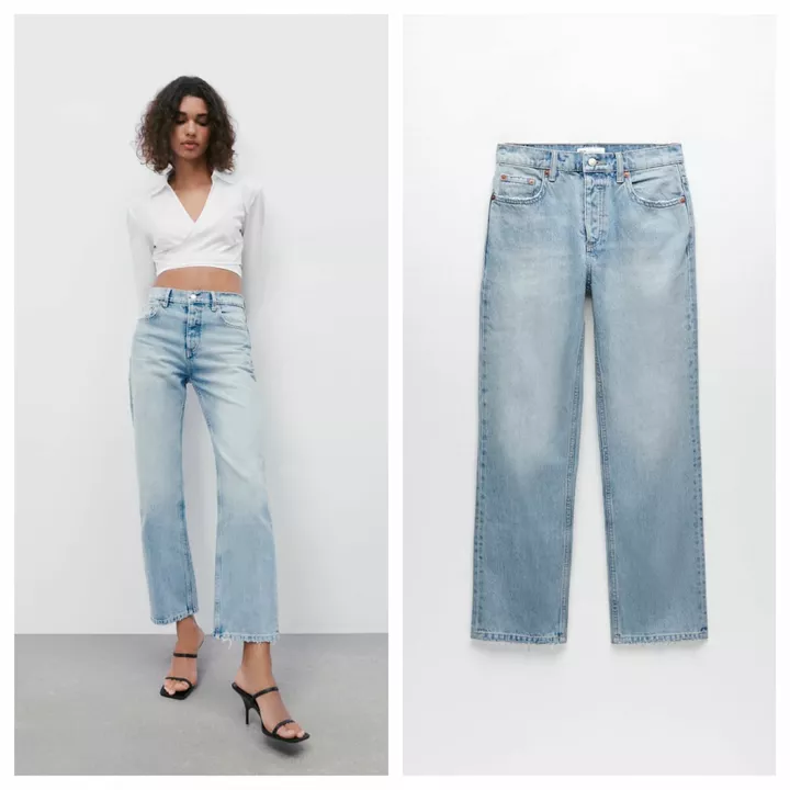 Zara jeans uploaded by Fash_.hub_ on 7/7/2022