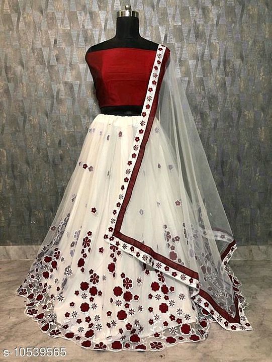 Designer embrodied lengha uploaded by business on 11/9/2020