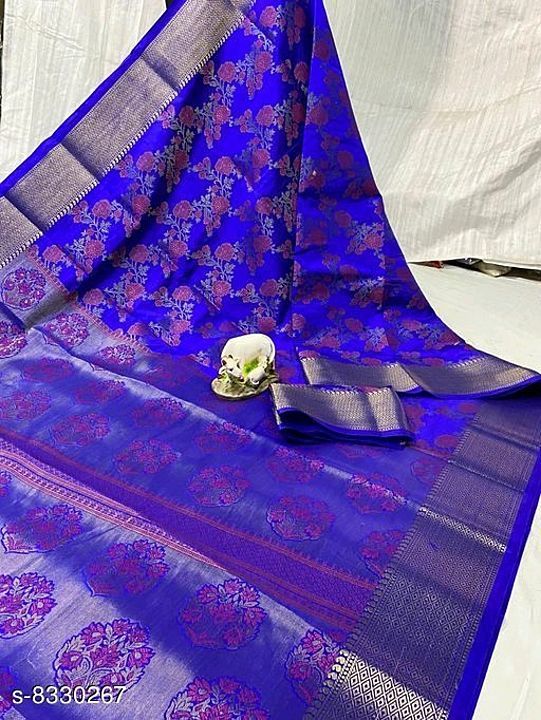 Alisha Refined Sarees

Saree Fabric: Silk
Blouse: Running Blouse
Blouse Fabric: Jacquard
Pattern: Pr uploaded by "Boutique De Pairs"😍😍 on 11/9/2020