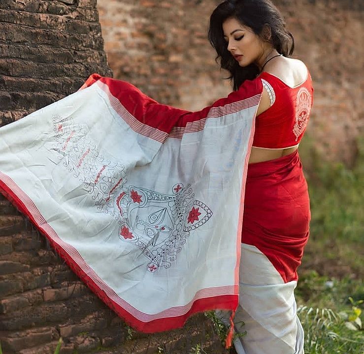 Printed Saree For Festival uploaded by Quesha on 11/9/2020