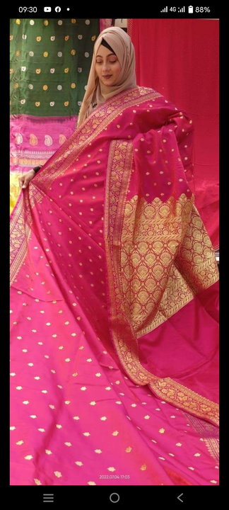 Product uploaded by Banarasi silk fancy saree@ on 7/8/2022