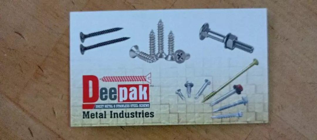 Visiting card store images of All tayp screw available