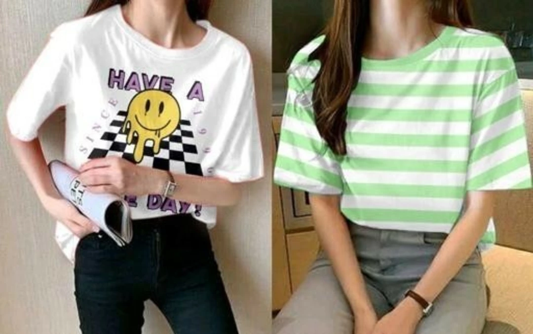 Oversized tshirt 👕 (combo of 2) uploaded by Cloth house on 7/8/2022