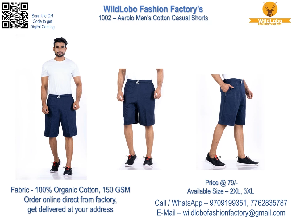 Product image of 1002_AEROLO COTTON SHORTS, price: Rs. 79, ID: 1002_aerolo-cotton-shorts-3506f480