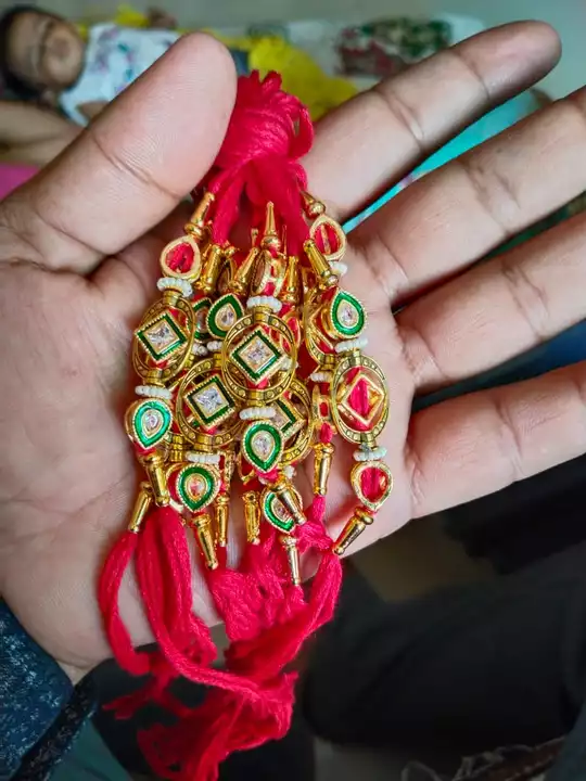 Product image of RAKHI COLLECTION ONLY WHOLESALE 12 PISES OF 1 BANDAL , price: Rs. 1, ID: rakhi-collection-only-wholesale-12-pises-of-1-bandal-7eea54fe