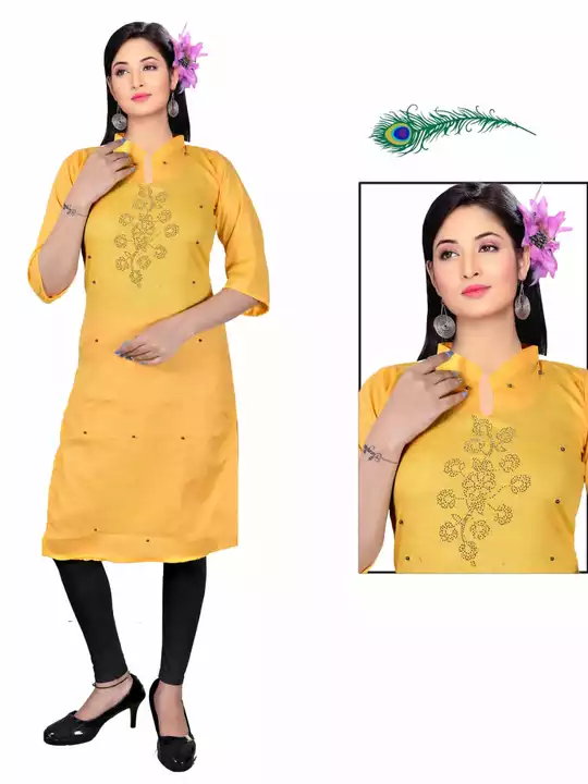 Post image Hey! Checkout my new collection called Stone work kurti.