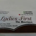 Business logo of Ladies first