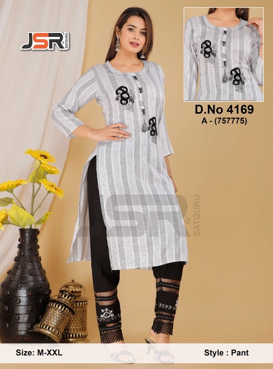 Kurti pant #fashion uploaded by S. S. CREATION on 7/9/2022