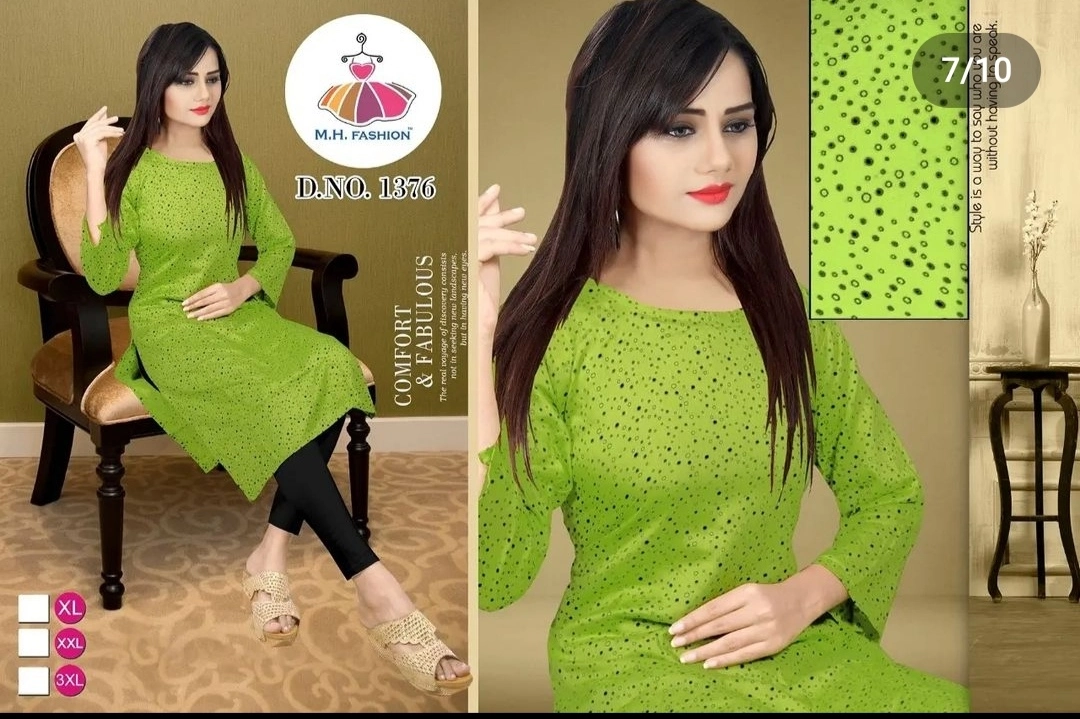 Rayon kurti uploaded by S. S. CREATION on 7/9/2022