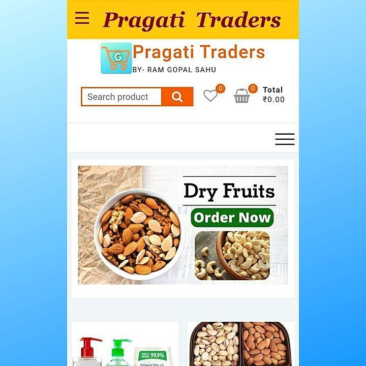 Kirana Grocery website for your Business uploaded by Sushant Digitals on 11/9/2020