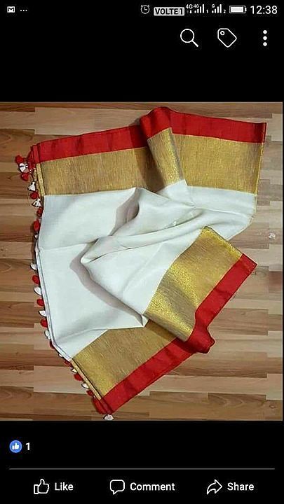 Pure lilan saree uploaded by business on 11/9/2020
