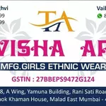 Business logo of Tvisha art