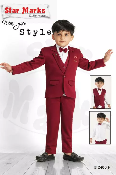 Boys 4pc suit set uploaded by Shri ambika garments on 7/9/2022