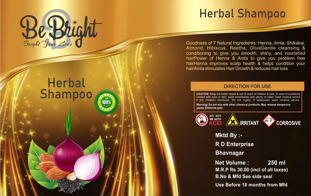 Herbal shampoo uploaded by business on 7/9/2022