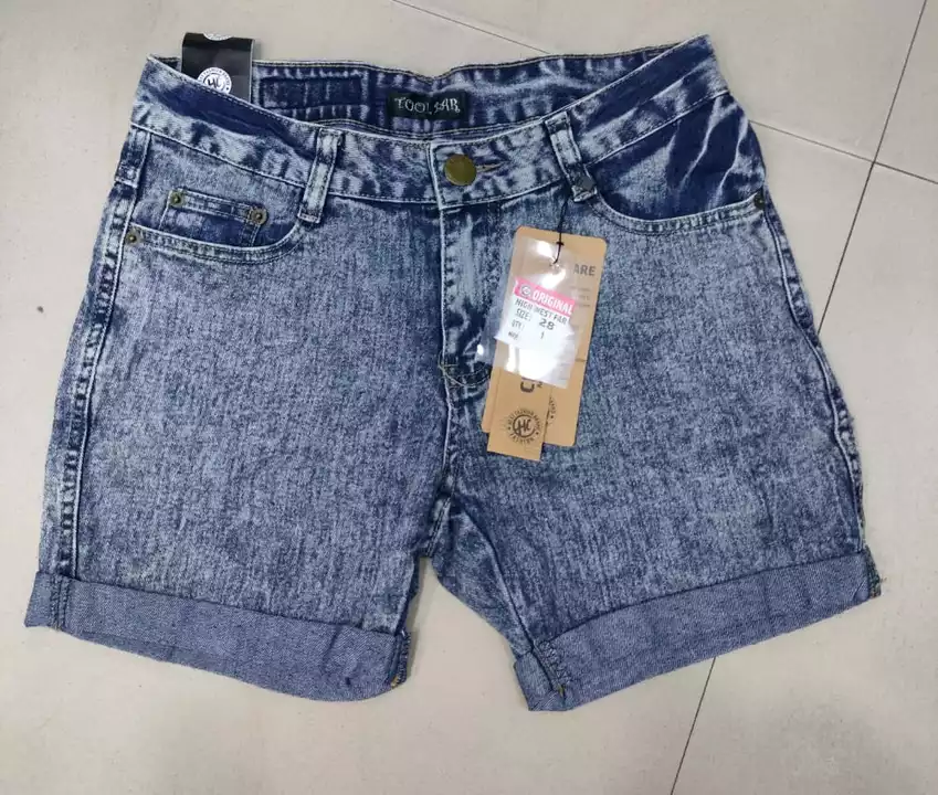 Denim shorts uploaded by business on 7/9/2022