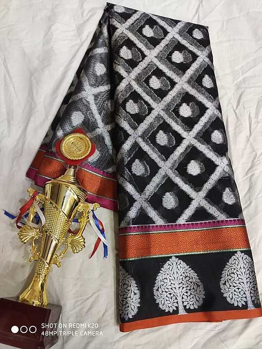 Organza silk saree uploaded by M R J fabrics on 11/9/2020