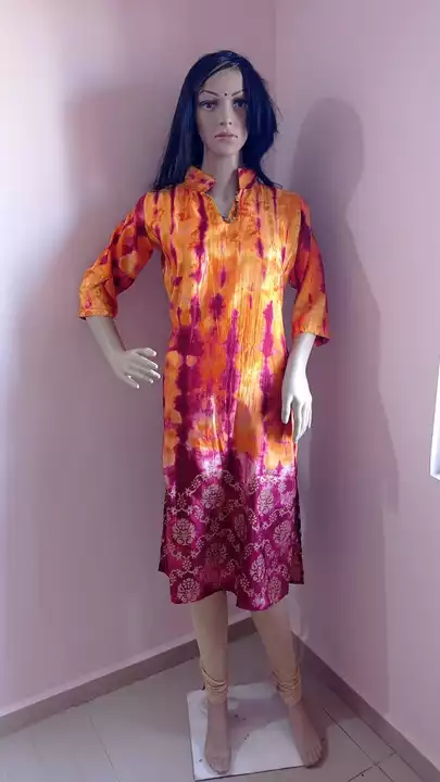 Silk cotton kurtis uploaded by Riddhi Fashion on 7/9/2022