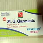 Business logo of M g garment