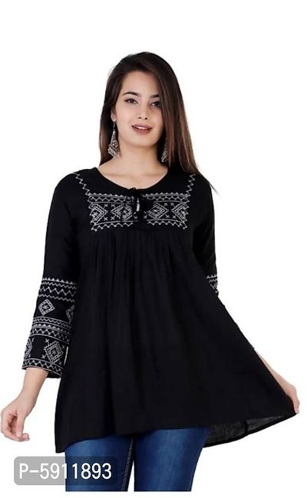 Fancy Rayon A-Line Top for Women uploaded by Shreel Collection on 7/10/2022