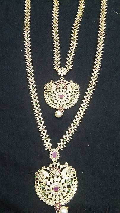Cz harams uploaded by surya_jewellery_collections on 11/10/2020