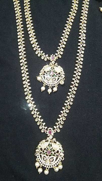 Cz harams uploaded by surya_jewellery_collections on 11/10/2020