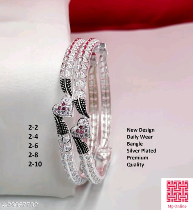 Daily Wear Bangle Silver Plated uploaded by business on 7/10/2022