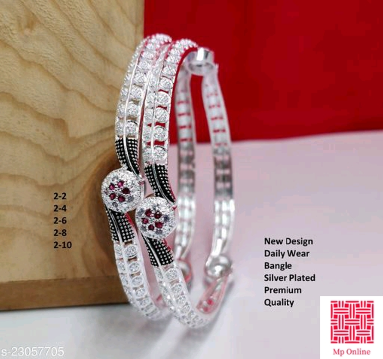 Daily Wear Bangle Silver Plated uploaded by business on 7/10/2022