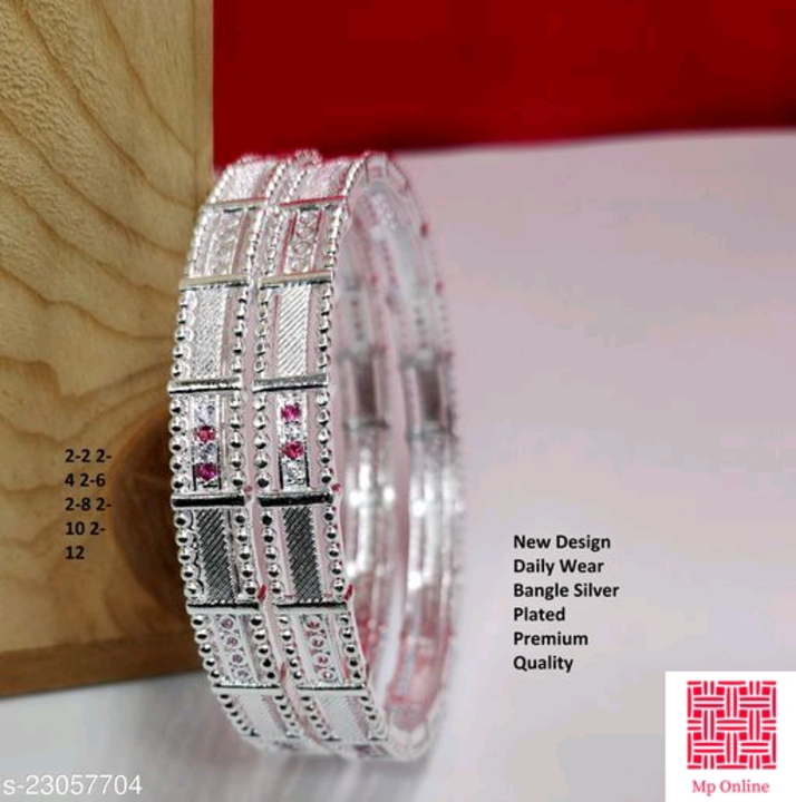 Daily Wear Bangle Silver Plated uploaded by Super garment on 7/10/2022