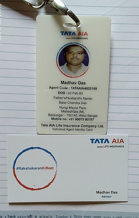 Post image Hi friend's
I am Madhav Das, pleased &amp; feeling proud to be associated with TATA AIA LIFE INSURANCE ( One of the leading Insurance companies) as a life planer &amp; servings you the following
1) TERM PLAN( YOUR FAMILY SAFETY) 
2) SAVING PLAN
3) CHILD PLAN
IF YOU NEED PLEASE CALL ME 📞 9007380787, 9123674452( WHAT'S UP NUMBER) 
THANKING YOU......