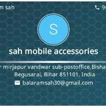 Business logo of Sah mobile accessories