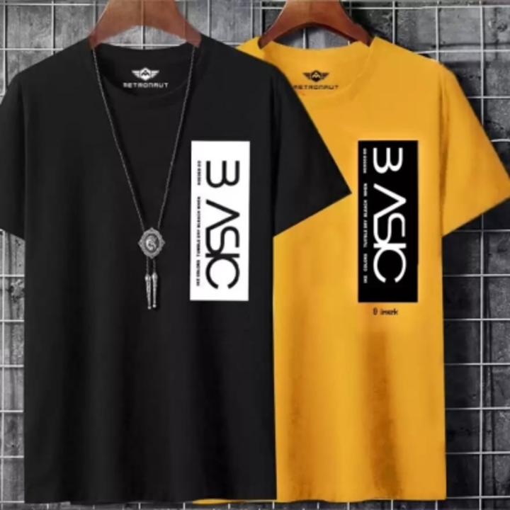 Shopee choice Printed Men Round Neck black & yellow T-Shirt

 uploaded by business on 7/10/2022