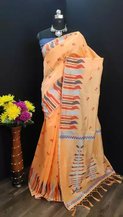 Post image *PRICE : 950+$

Fabric-  *PURE LIGHT COTTON JACQUARD SILK WITH WEAVING BORDE AND CONTRAST PALLU AND BLOUSE  WITH EXTRA ORDINARY DESIGN*


BLOUSE-  *CONTRAST BLOUSE*

READY IN STOCK

*6 Colors* 

*😍fabric that speak😍*

NEW DIFFERENT CONCEPT IN DESIGNER SAREE

Ready to ship