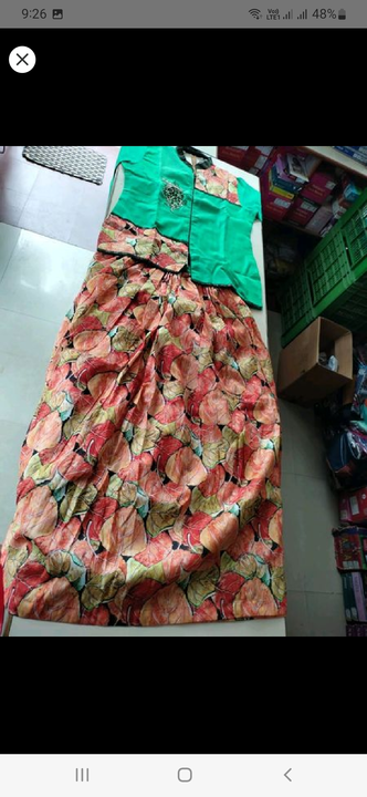 Long skirt with kurti style top uploaded by Arihant shoppy on 7/10/2022