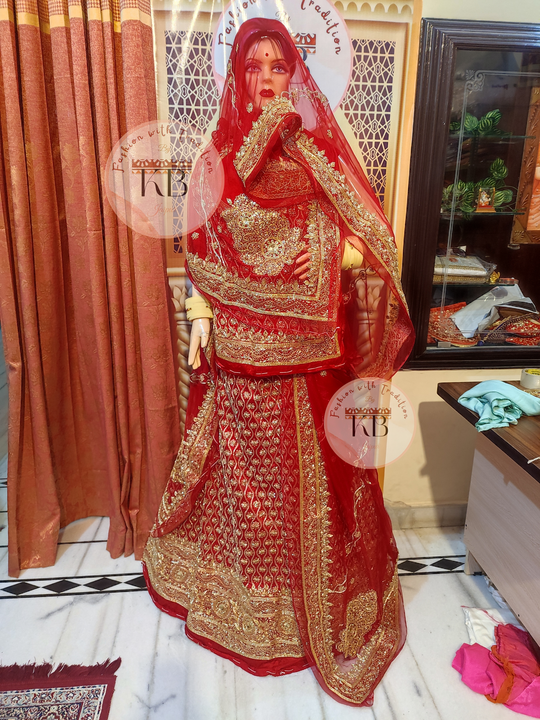 Bridal poshak & Rajputi suit, Rajputi poshak uploaded by business on 7/11/2022