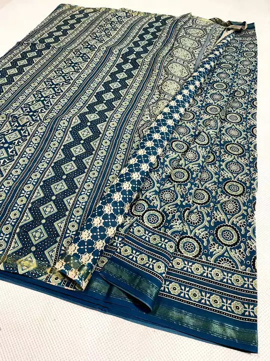 Chanderi prit saree uploaded by business on 7/11/2022
