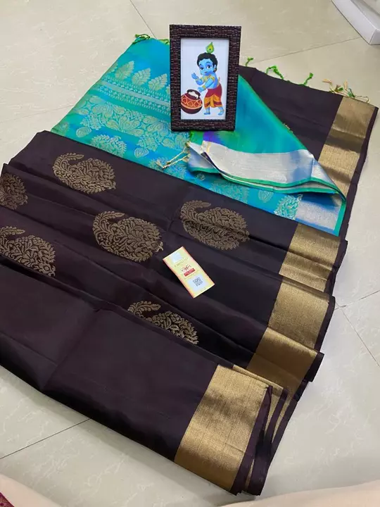 Pure kanchipuram handloom softsilk sarees uploaded by Amogha Associates  on 7/11/2022