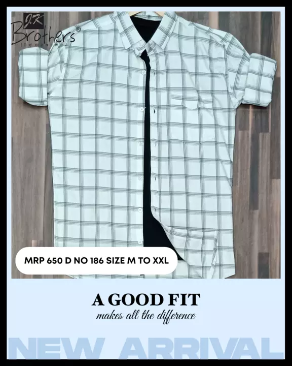 Men's Cotton Checks Shirt  uploaded by Jk Brothers Shirt Manufacturer  on 7/11/2022