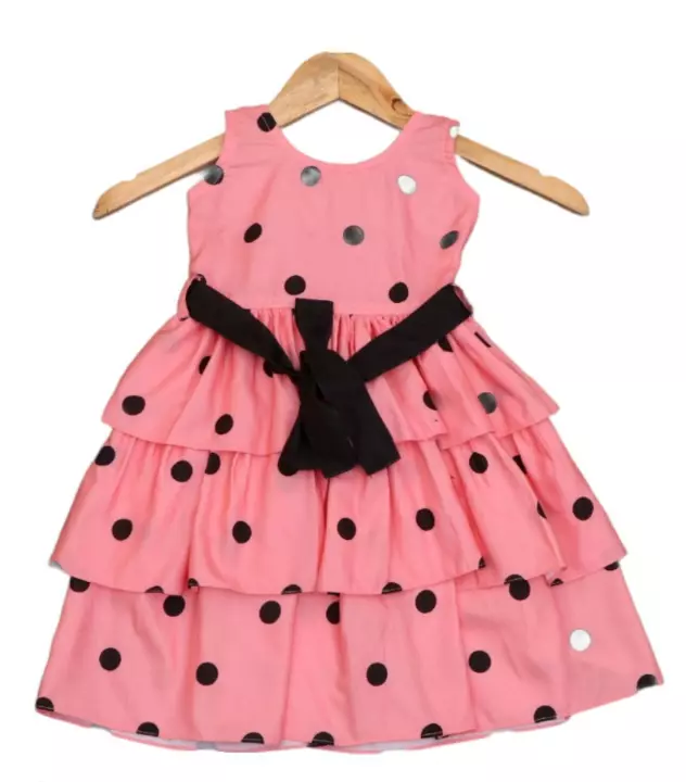 Baby Girl’s Tutu Style A-Line New Navy Blue Polka Dot Frock Dress for Kids Girls (9-M TO 6 -Y) uploaded by Dev Enterprises on 7/11/2022