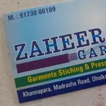 Business logo of Zahir garment