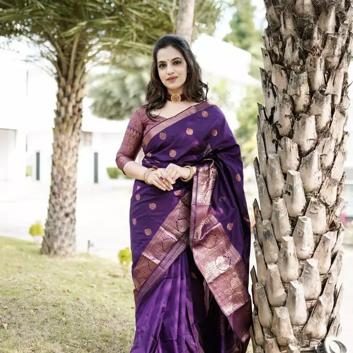 Jacquard silk saree with copar champion  uploaded by business on 7/11/2022