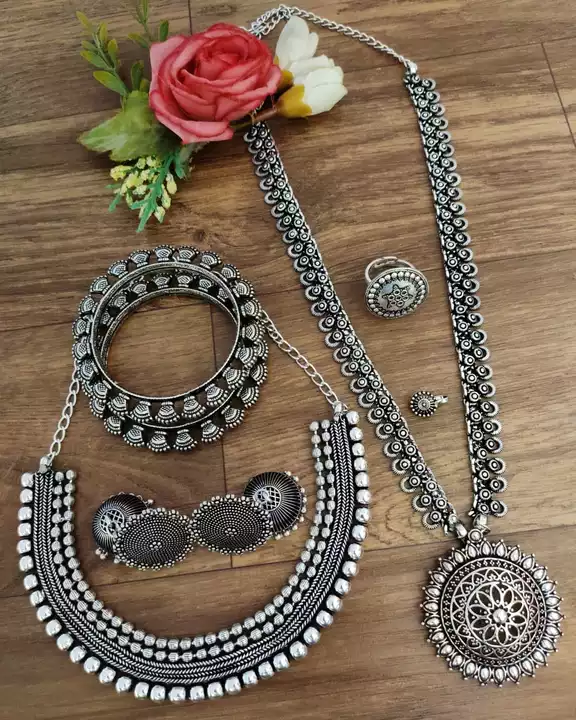 Oxidized Combo Set uploaded by Vaamika Collection on 7/11/2022