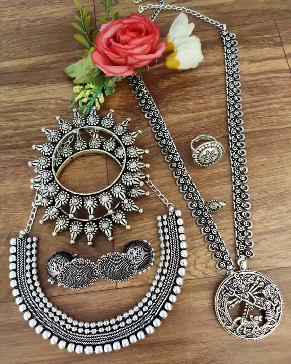 Oxidized Combo Set uploaded by Vaamika Collection on 7/11/2022