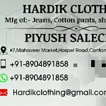 Business logo of Hardik clothing based out of Bellary