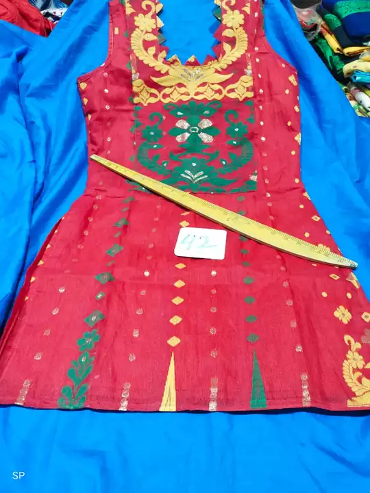 good quality handloom hand weaving jamdani kurti uploaded by business on 7/11/2022