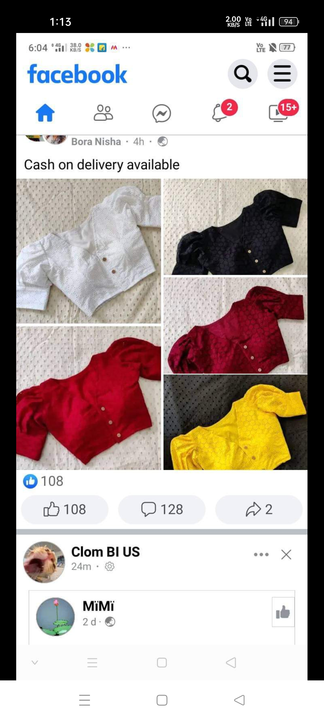 Post image I want 50 pieces of Readymade blouse all types .