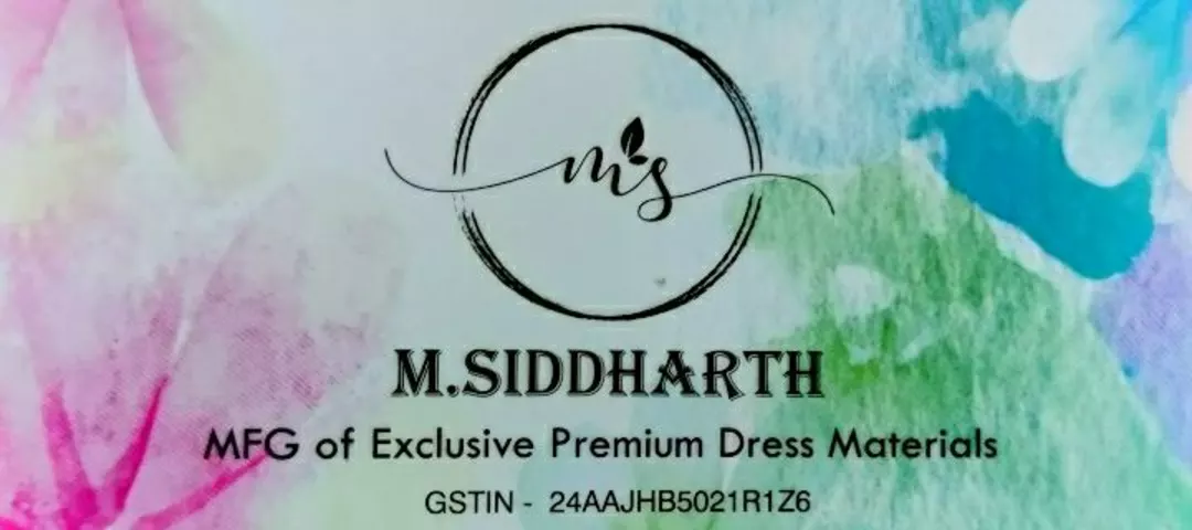 Visiting card store images of M SIDDHARTH