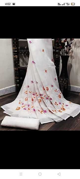 Linen saree  uploaded by Linen fabric  on 11/10/2020
