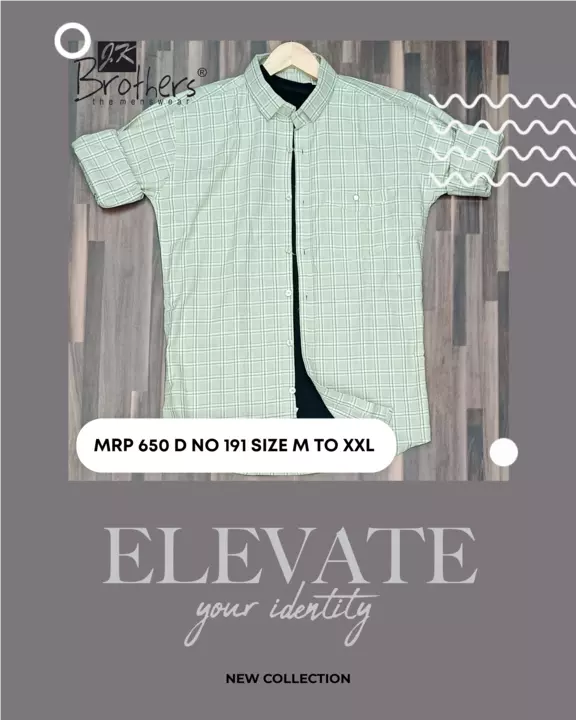 Men's Cotton Checks Shirt  uploaded by Jk Brothers Shirt Manufacturer  on 7/12/2022
